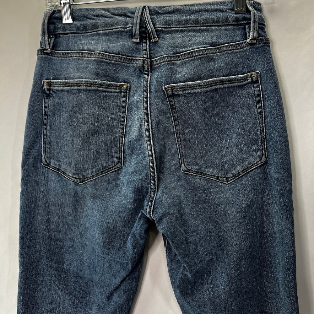 Good American High Waisted Stretch Denim Jeans 6/28 - Picture 4 of 10
